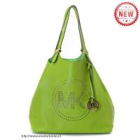 michael kors geperforeerd-logo grab groot groen schoudertas Ebay Handtassen zt8jf680